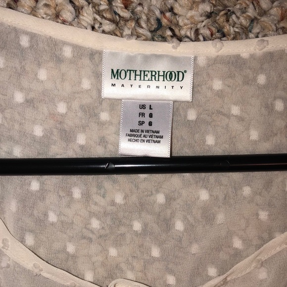 Motherhood Maternity Top Light and Dressy - Picture 5 of 6